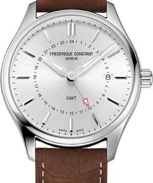 FREDERIQUE CONSTANT CLASSIC QUARTZ GMT  FC-252SS5B6