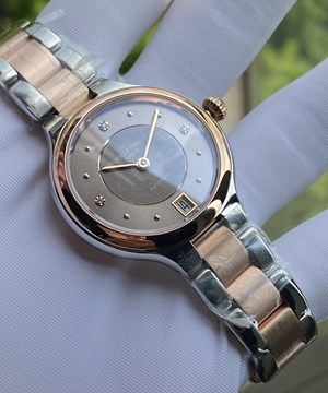 FREDERIQUE CONSTANT Delight Automatic Diamond Grey Dial Two-Tone Ladies Watch FC-306LBRD3ER2B