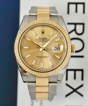 ROLEX DATEJUST Vàng Thép Mặt Vàng Ref. 126333 USED