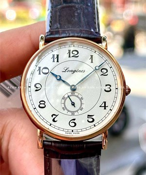 LONGINES PRESENCE ROSE GOLD 18K L4.785.8.73.1