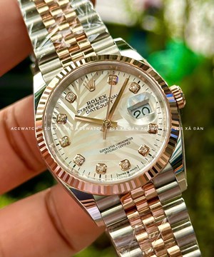 ROLEX DATEJUST 126231 PALM MOTIF DIAMOND DIAL