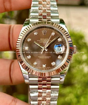ROLEX DATEJUST 126331 CHOCOLATE DIAMOND DIAL