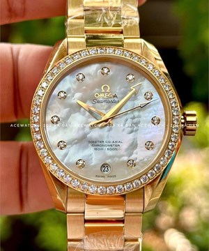 OMEGA SEAMASTER AQUA TERA VÀNG KHỐI