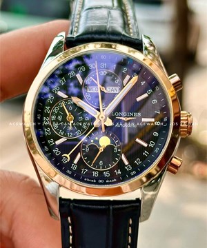 LONGINES CONQUEST CHRONOGAPH MOONPHASE L2.798.5.52.3