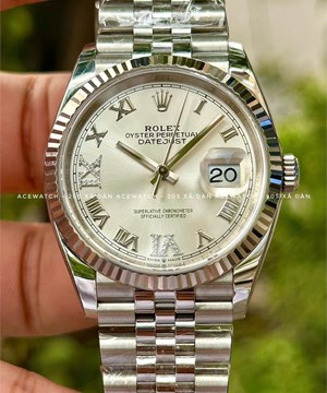 ROLEX DATEJUST 126234 SILVER ROMAN DIAL