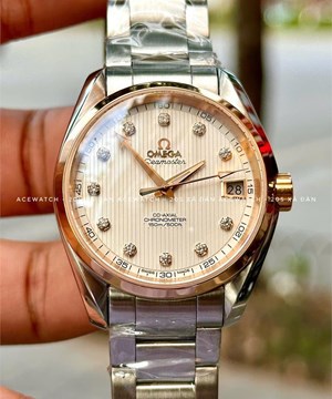 OMEGA SEAMASTER  AQUA TERA CO-AXIAL DIAMOND 18K