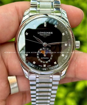 LONGINES MASTER MOONPHASE DIAMOND BLACK  L2.909.4.57.6