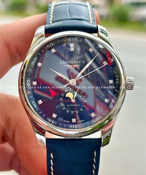 LONGINES MASTER MOONPHASE DIAMOND BLUE L2.909.4.97.0