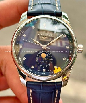 LONGINES MASTER MOONPHASE DIAMOND BLUE L2.909.4.97.0