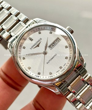 LONGINES MASTER COLLECTION DAY DATE DIAMOND  L2.755.4.77.6